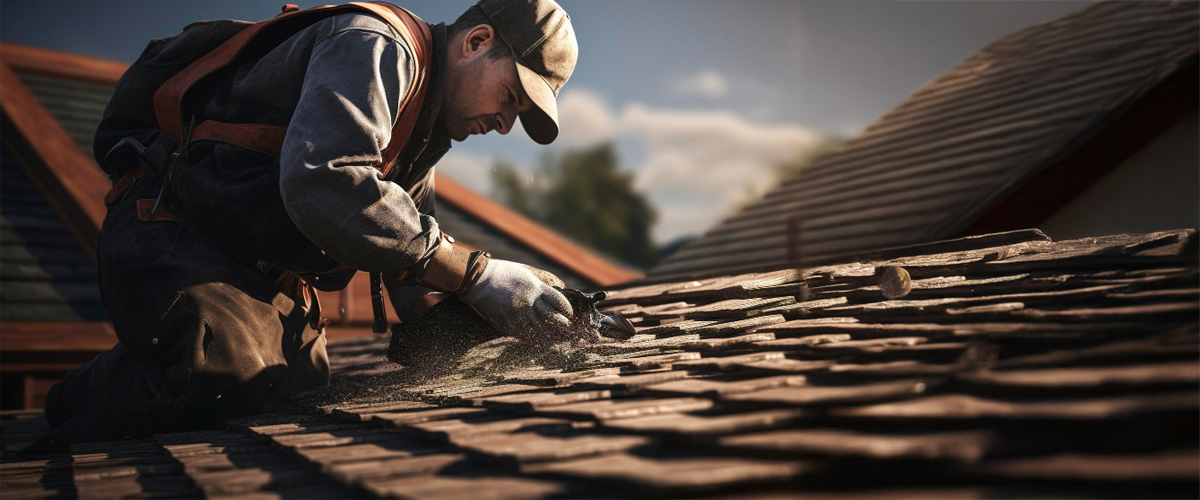 Démoussage de toiture